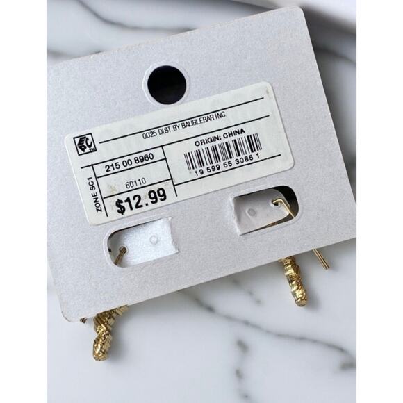 New SUGARFIX by BaubleBar Crystal Cluster Ear Crawlers - Gold - Picture 3 of 8